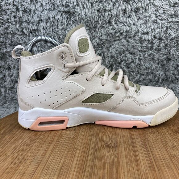 Nike Air Jordan Flight Club 91 GS Sneakers Shoes Size 5.5 Y 555333-101 - Picture 5 of 10